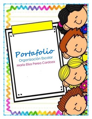 Portafolio Organización Escolar