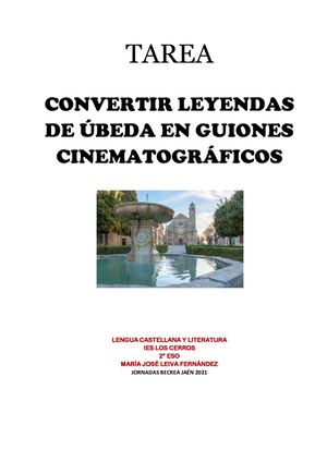 Una Leyenda Un Guion Ies Los Cerros Mjleiva