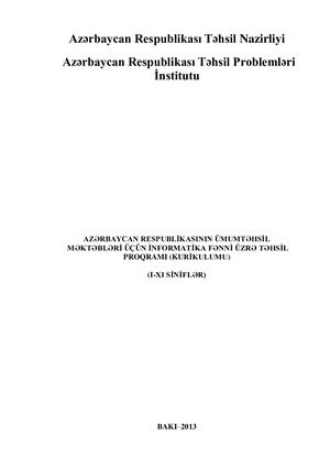 Informatika Kurikulumu