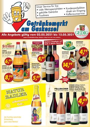 Getränkemarkt am Gaskessel Flyer 3.5.2021