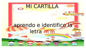 Actividades Letra M Lecto Escritura