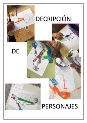 Descripción De Personajes 5to A