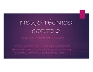 Dibujo Tecnico Corte No 2