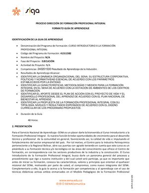 Guia De Aprendizaje Inducción Html