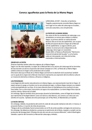 La Mama Negra Noticia (2)