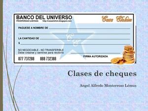 Clases De Cheques