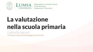 La valutazione