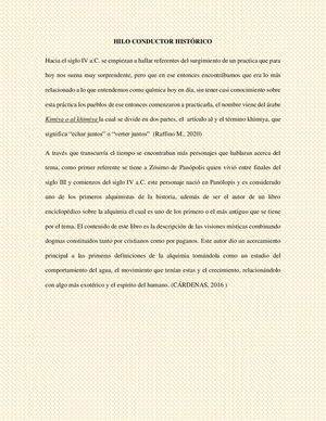 Hilo Conductor Histórico