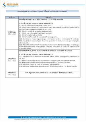 Material Final 4º Ano Novembro