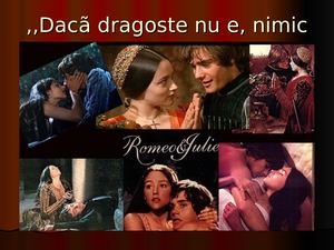 Romeo si Julieta de W. Shakespeare