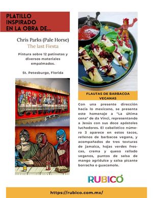 Flautas de barbacoa veganas Chris Parks
