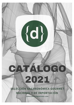 Delicat Gourmet Catálogo 2021