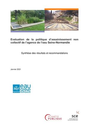 Evaluation de la politique d’assainissement non collectif de l’agence de l’eau Seine-Normandie