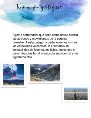 Fenómenos Geológicos