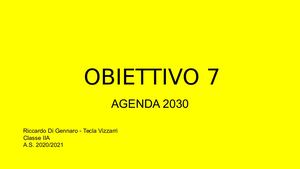 Agenda 2030 goal 7