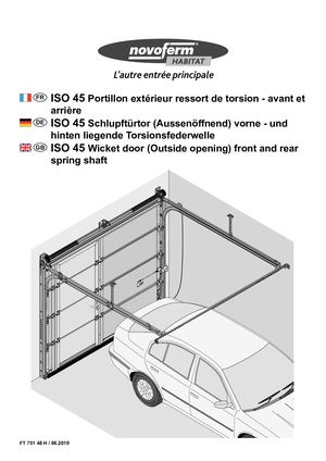 Notice de pose ISO 45 portillon extérieur /PUIGMETAL®