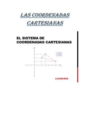 Las Coordenadas Cartesianas