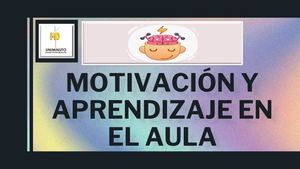 Motivación Y Aprendizaje En El Aula