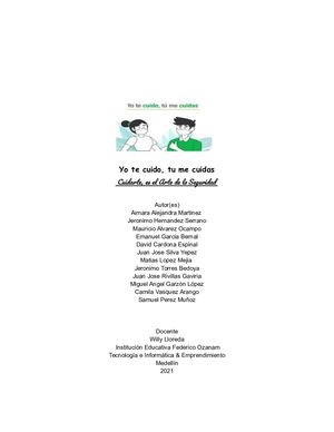 Yo Te Cuido, Tu Me Cuidas