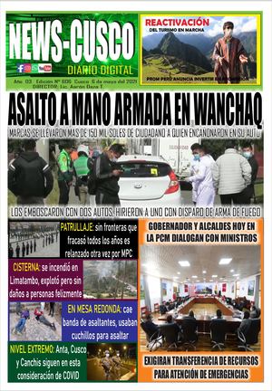 NEWS CUSCO 6 De Mayo