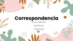 Correspondencia