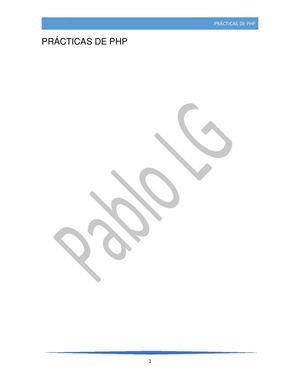 Prácticas de PHP