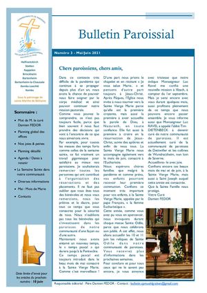 Bulletin Mai/Juin 2021