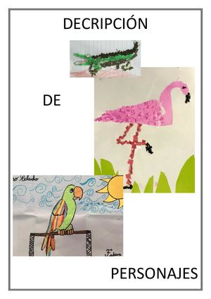 Descripción De Personajes 5to B