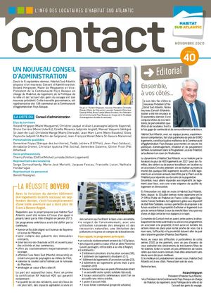 Contact, la lettre d’information des locataires #40