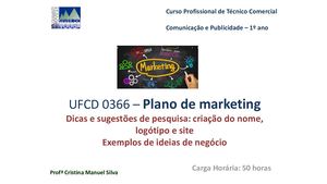 Calaméo - Ufcd 0366 – Plano De Marketing Dicas E Sugestoes De Pesquisa
