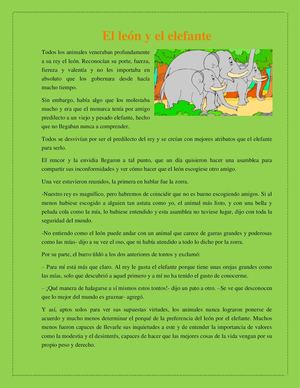 El León Y El Elefante