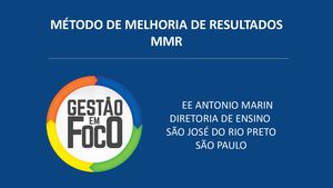 Painel Gestão À Vista (MMR 2021) EE Antonio Marin