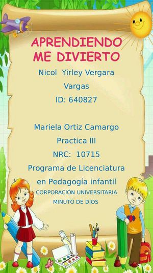 APRENDIENDO ME DIVIERTO