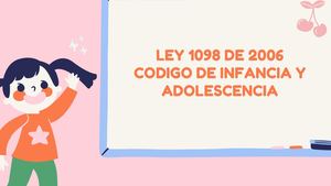 Cartilla Ley 1098 2006 Y 1878 2018