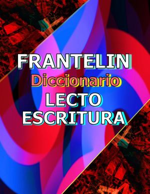 DICCIONARIO LECTO ESCRITURA