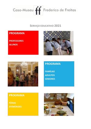 Programa  Anual de Atividades Serviços Educativos 2021