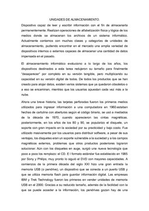 Libro Unidades De Almacenamiento