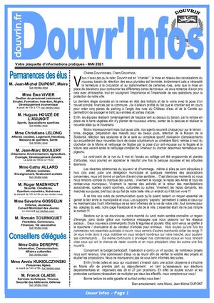 Douvr'Infos Mai 2021