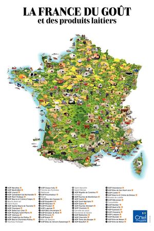 Carte France Du Goût