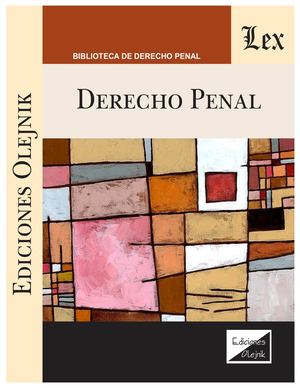Catalogo Derecho Penal En Ediciones Olejnik