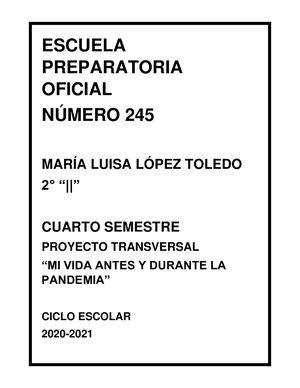 Proyecto Transversal Cuarto Semestre María Luisa López Toledo