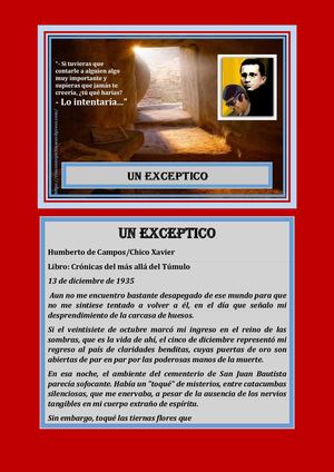 UN ESCÉPTICO HUMBERTO DE CAMPOS CHICO XAVIER