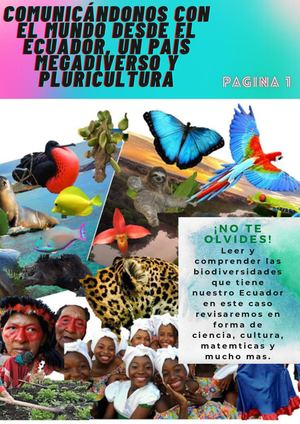 Comunicándonos Con El Mundo Desde El Ecuador, Un País Megadiverso Y Pluricultura Proyecto 6