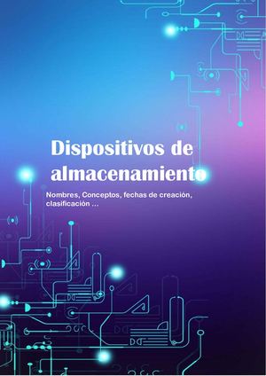 Dispositivos De Almacenamiento