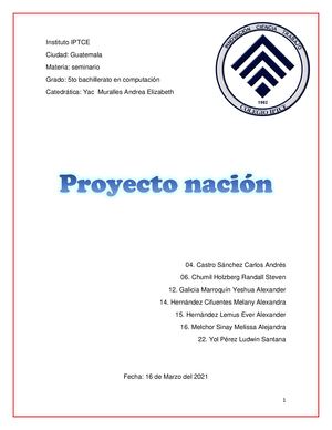 Proyecto Nacion