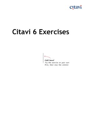 Citavi 6 Exercises With Answers
