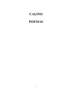 CALINO - POEMAS