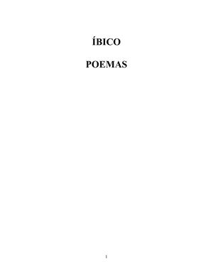 ÍBICO - POEMAS