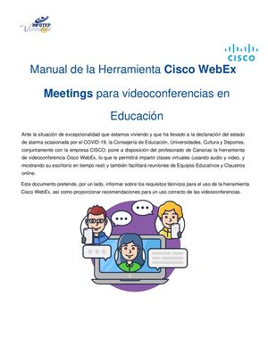 Manual De Cisco Webex
