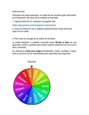 Actividad 3 La Realidad Aumentada